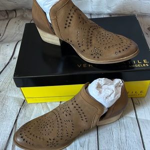 Leather cut out Zamora Ankle Boot